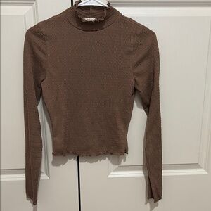 Altar’d State - Brown Long Sleeve Women's Top